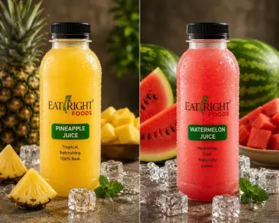 Pineapple & watermelon juice