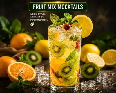 Fruit mix mocktail