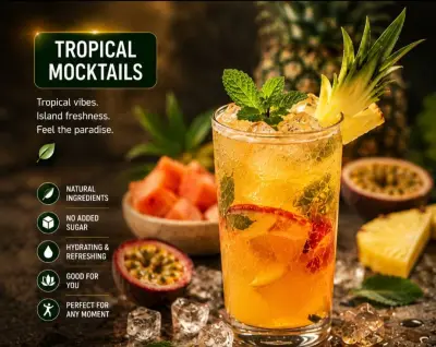 Tropical mocktail