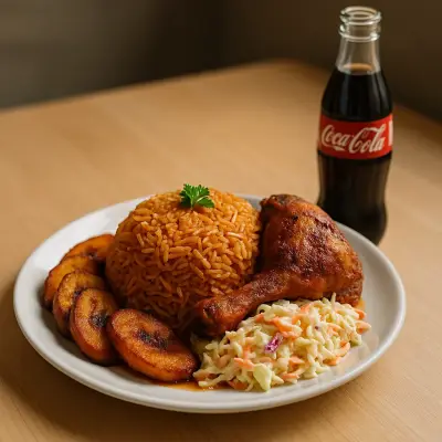 Jollof Rice (per portion) from Duvie Ventures