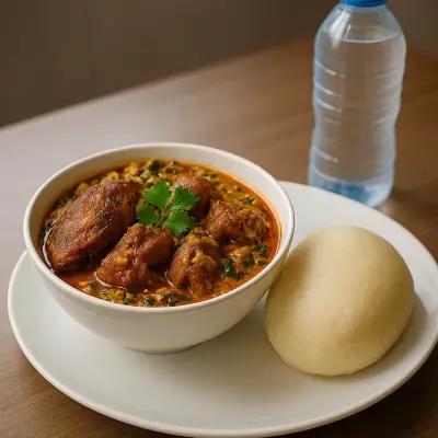 Egusi Soup (per portion) from Duvie Ventures