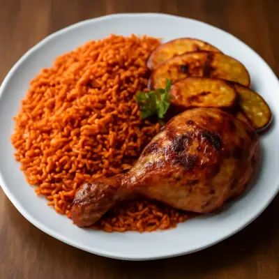 Smokey Jollof Rice (5L, with 5pcs beef or chicken)