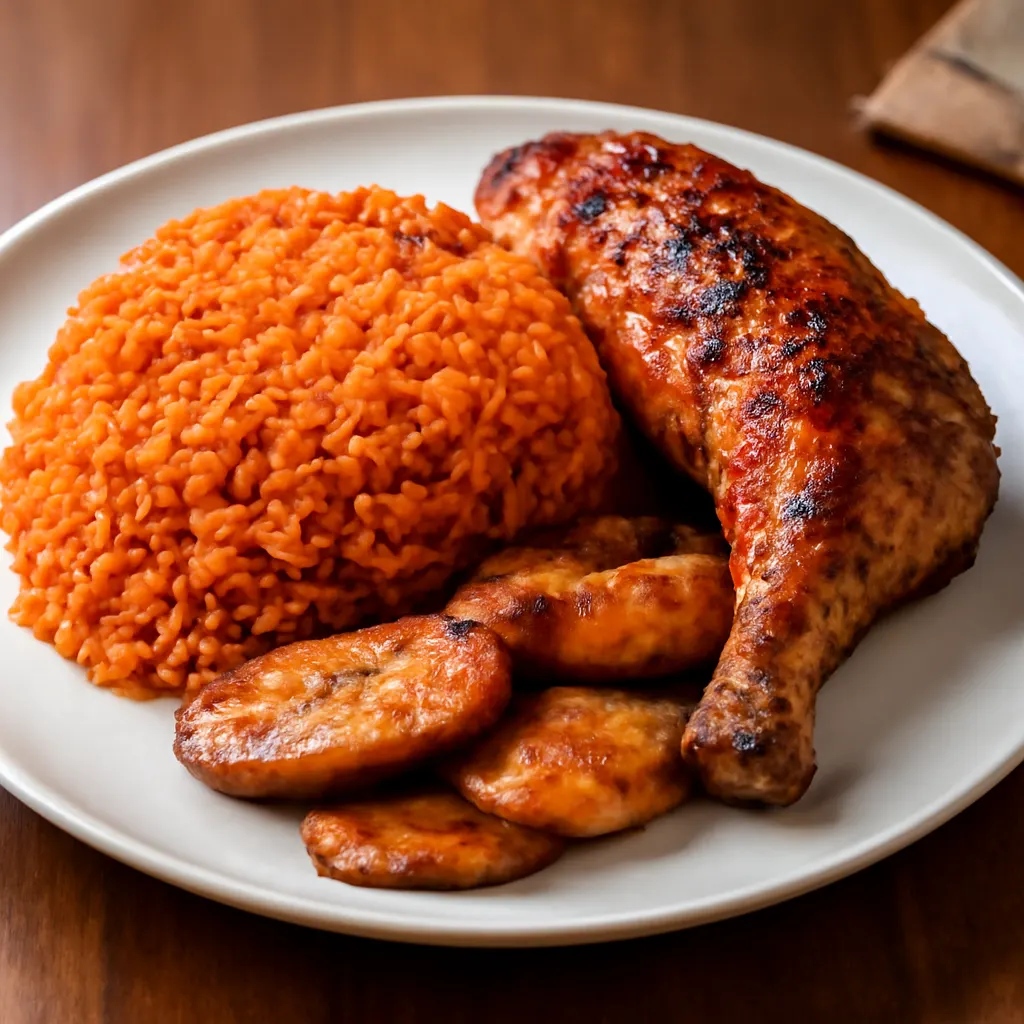 Jollof Rice & Grilled Chicken