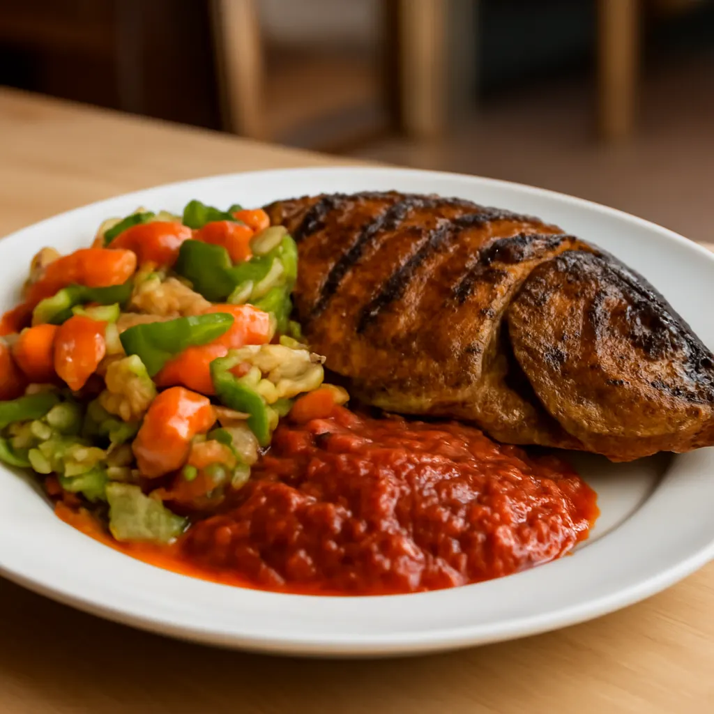 Grilled Fish & Veggies