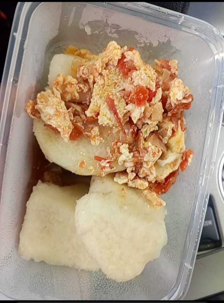 Yam with Eggs