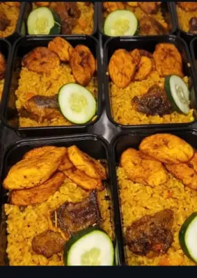 Jollof Rice with 1 Protein