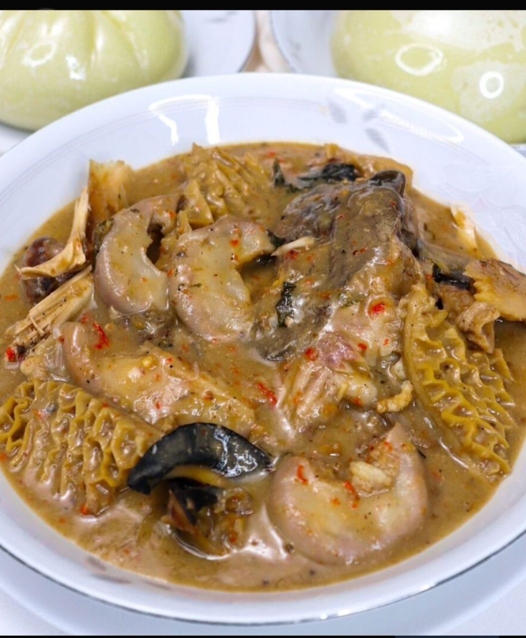 white soup