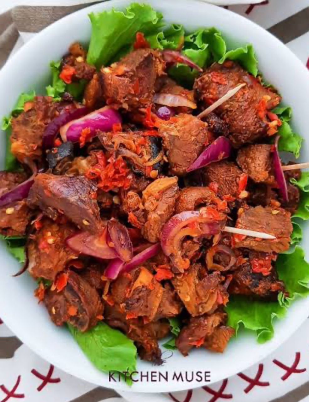 peppered goat meat