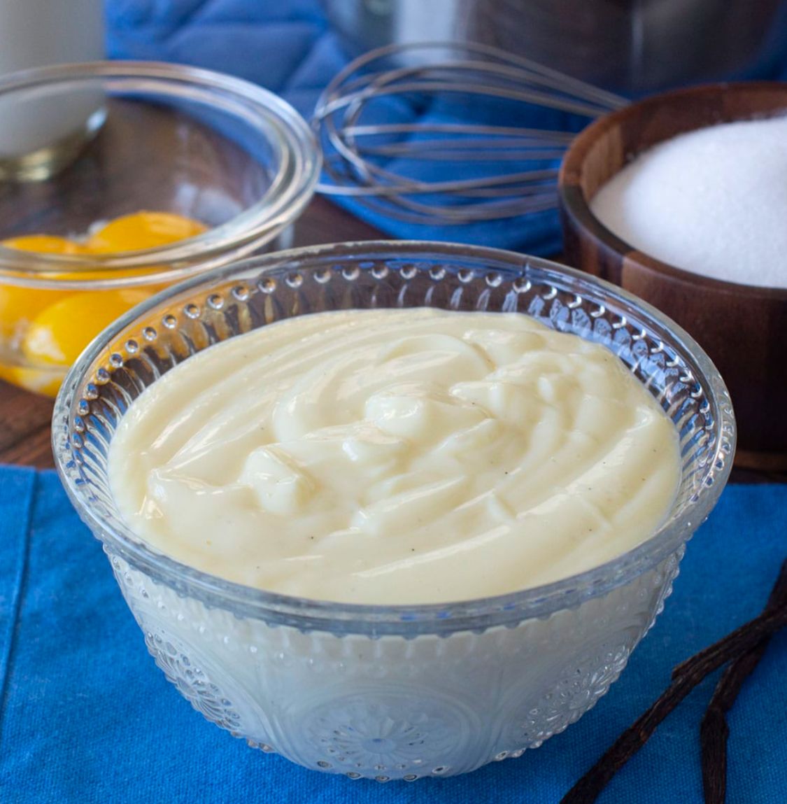 custard and bread