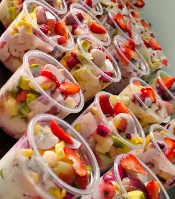Fruit yoghurt bowl