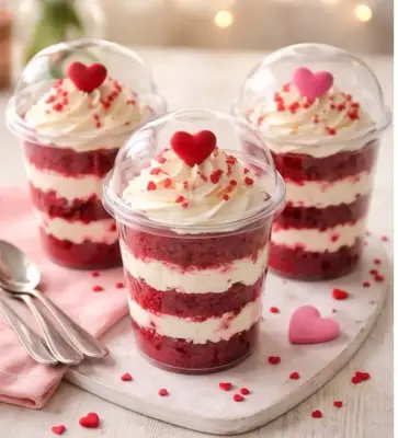 Cake Parfait (Red Velvet)