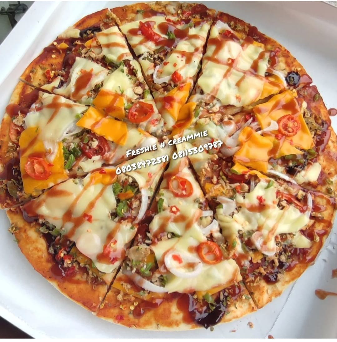 Chicken Suya Pizza - Large