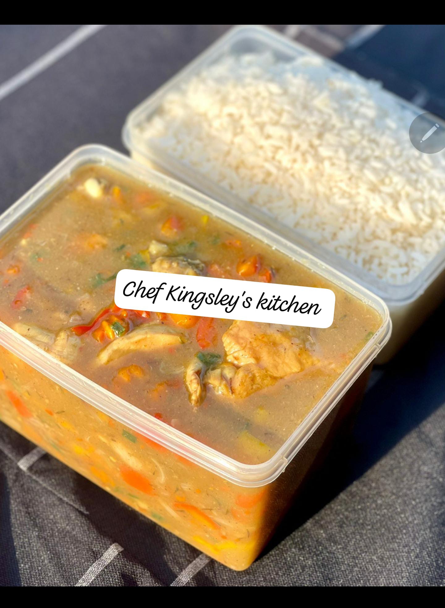 Vegetable Stew and White Rice