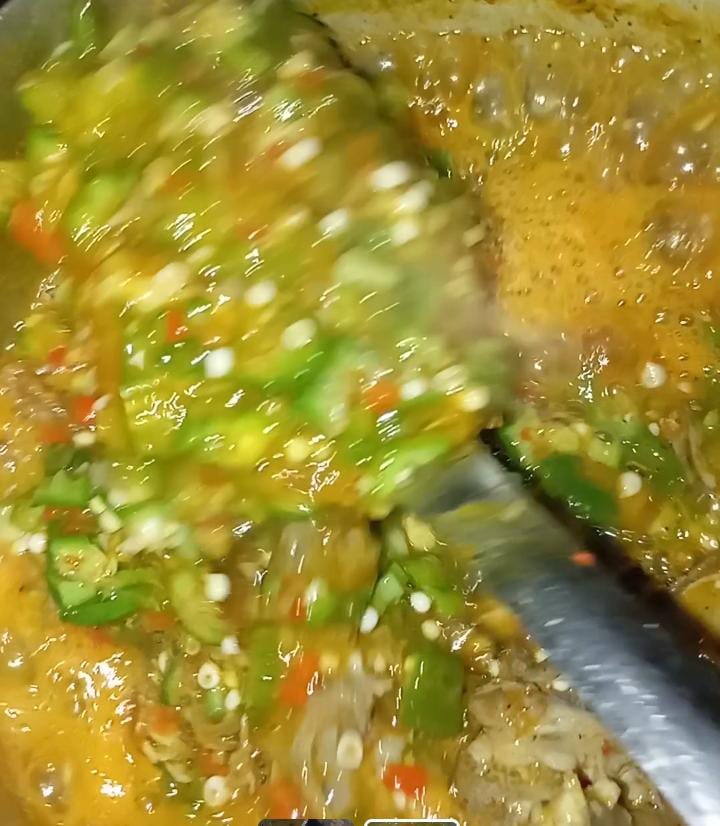 Vegetable, Afang or Okro Soup (2 Swallow)