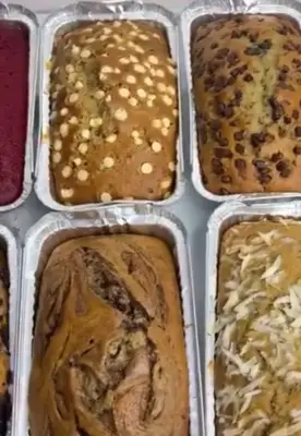 Basic Banana Bread, small loaf from MyComfortFood