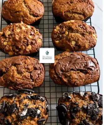 Banana Chocolate Chips Loaf (Mini) from The  home  bakery by Tosin