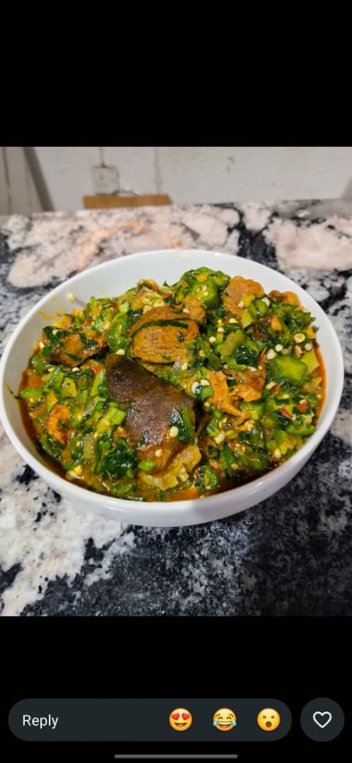 Okro Soup with Meat from Uju's Kitchen
