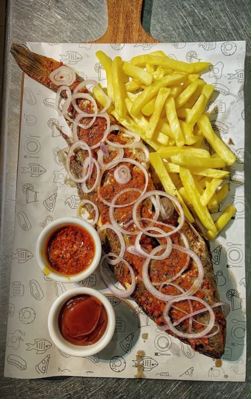 Grilled Croaker Fish