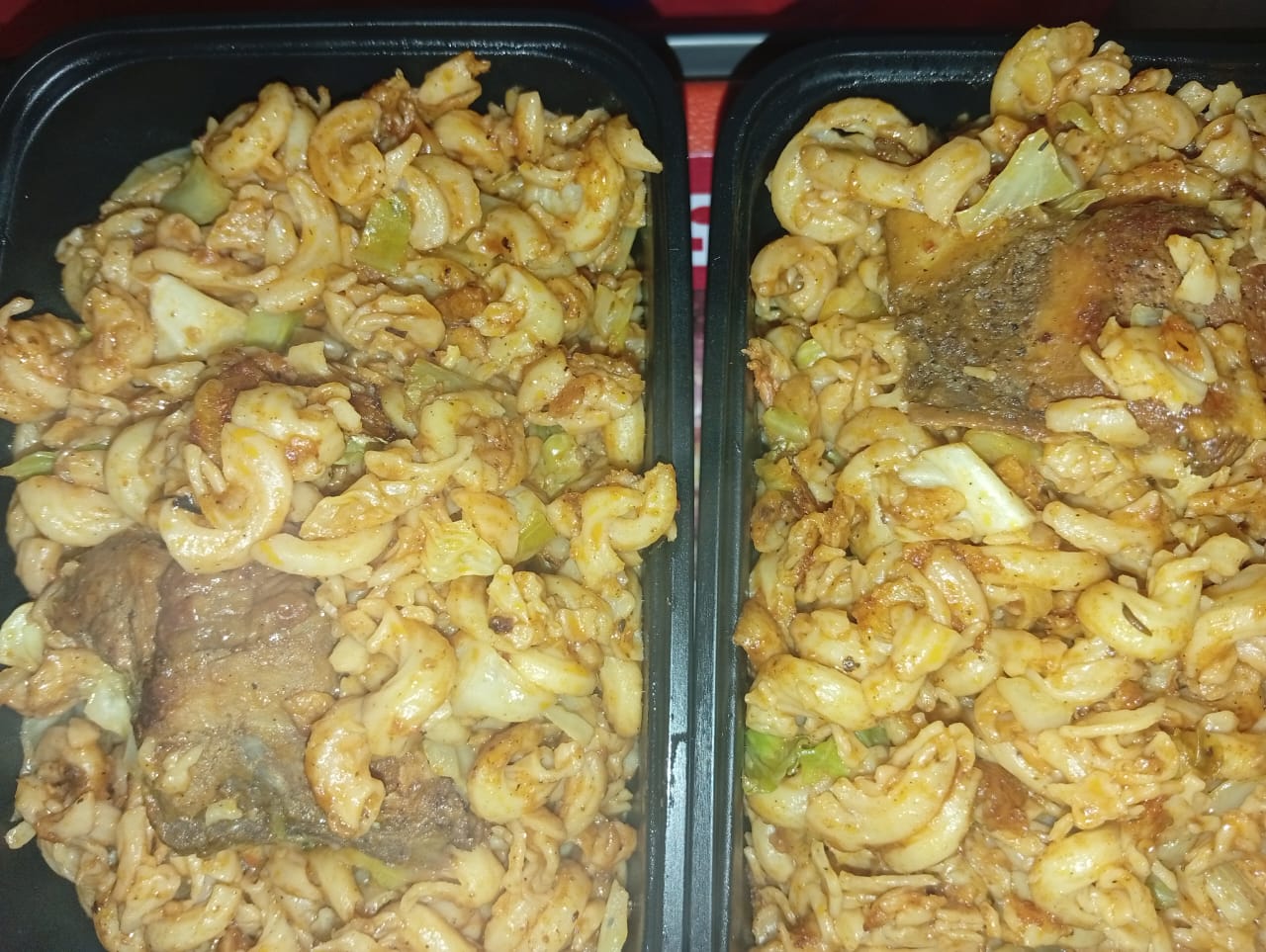 Mixed Vegetables Macaroni with Chicken and Sausage from Quochida Meals