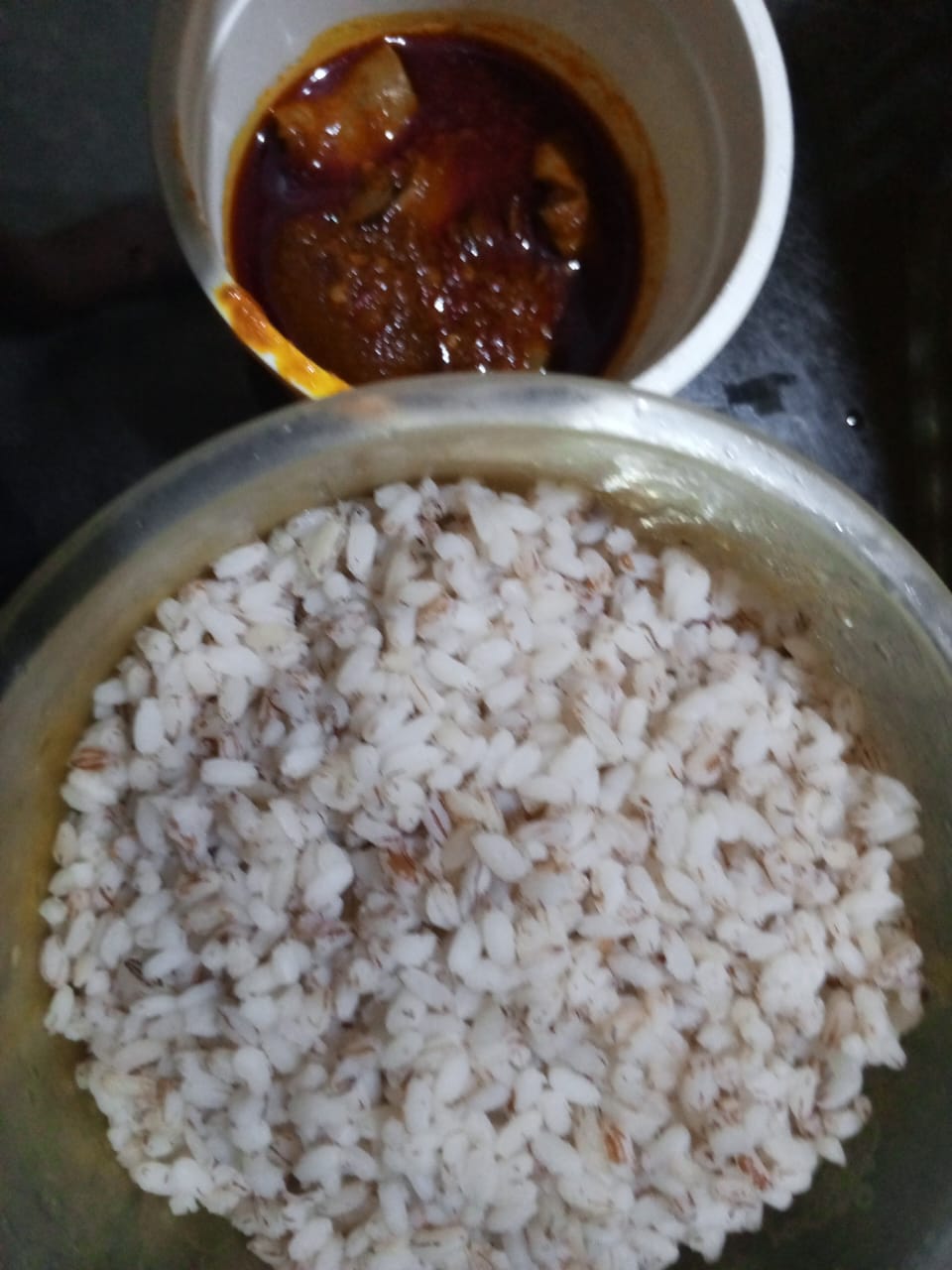 Ofada Rice with Sauce