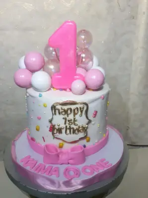 6" Fondant 2-Layer Cake